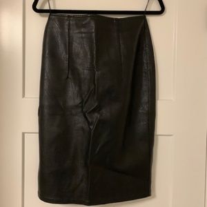 Mossman Pleather Skirt